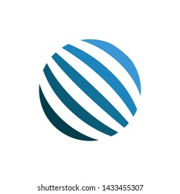 Abstract circle logo template. Planet vector design. Technology orbit logo vector