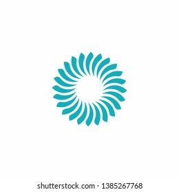abstract circle logo template vector