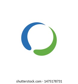 Abstract circle logo template vector design
