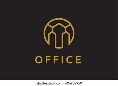 Abstract Circle Logo Template Vector Design, Abstract Emblem, Design Concept, Monogram Creative Symbol, Icon