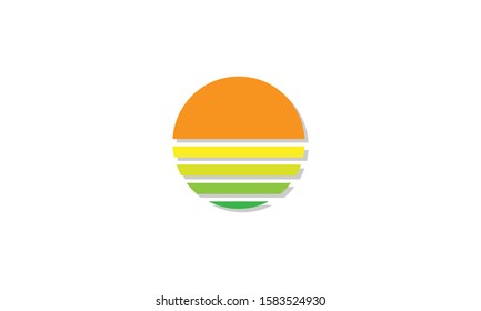 Abstract Circle Logo. This logo icon incorporate with abstract shape in the creative way.
