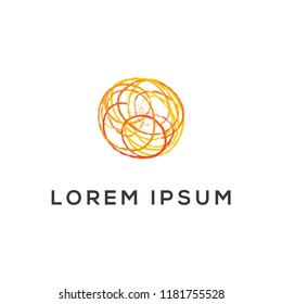 Abstract Circle Logo, Vector