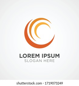 Abstract Circle Logo Vector Design Template