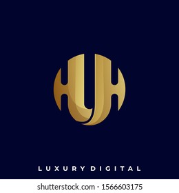 Abstract Circle Luxury Illustration Vector Design Template. Suitable for Creative Industry, Multimedia, entertainment, Educations, Shop, and any related business