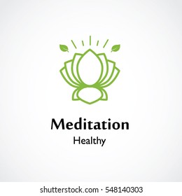 abstract circle mandala symbol vector illustration of yoga and meditation logo emblem. health care and relaxation concept