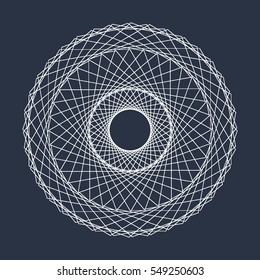 Abstract circle mandala vector