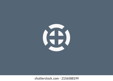 Abstract circle modern logo design