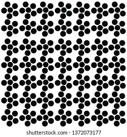 abstract circle monochrome background