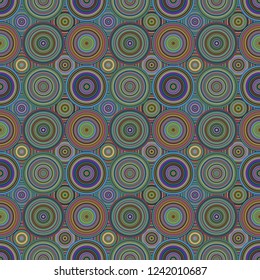 Abstract circle mosaic pattern - vector background design