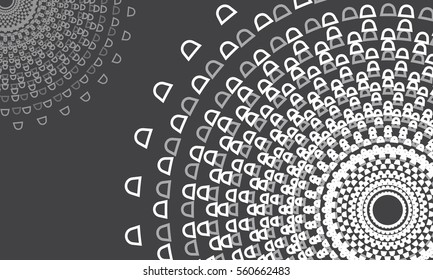 abstract circle motif 