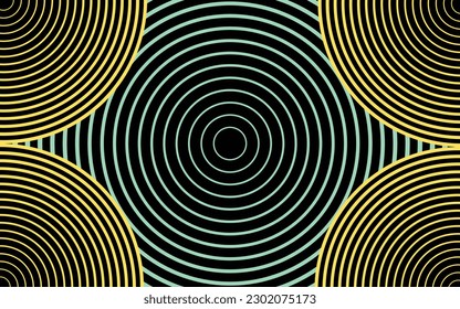 Abstract circle motion seamless circle pattern background element, vector art illustration