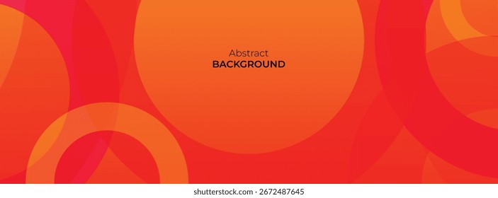 Fundo de faixa laranja de círculo abstrato. Plano de fundo abstrato de gradiente de cor com efeito de linha de onda dinâmica.