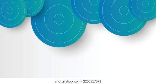 Diseño de la plantilla de la ilustración de fondo de ornamento de círculo abstracto
