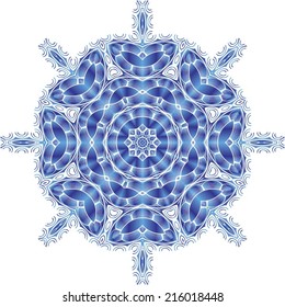 Abstract circle ornate floral texture, ornament, endless pattern, round lace, flower, vector. isolated on a white background. 