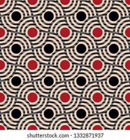 Abstract circle pattern background. Geometric abstract circles with texture.