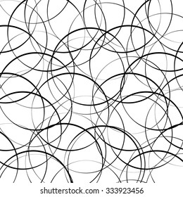 Abstract circle pattern, background vector.