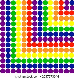 Abstract Circle Pattern LGBTQ+ Internet Icons And Labels LGBT Community Illustration Illustration.