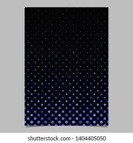 Abstract circle pattern poster design - vector page background graphic from circles