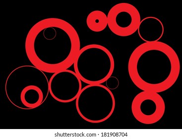 Abstract Circle Pattern. Vector