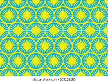 Abstract Circle Pattern. Vector