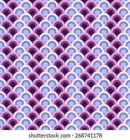 Abstract circle pattern wallpaper.  Endless texture can be used for wallpaper, pattern fills, web page background, surface texture.