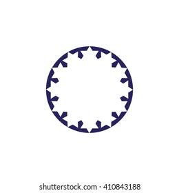 abstract circle of people icon