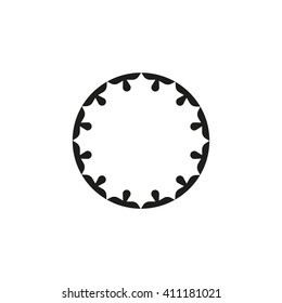 abstract circle of people icon