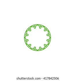 abstract circle of people icon