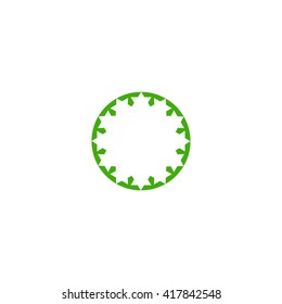 abstract circle of people icon