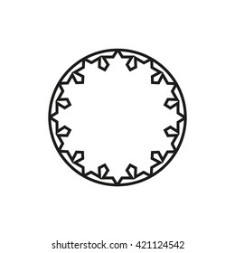 abstract circle of people icon