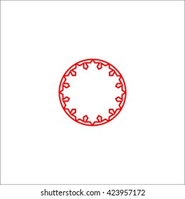 abstract circle of people icon