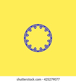 abstract circle of people icon