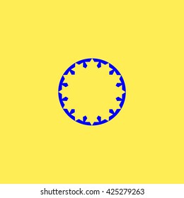 abstract circle of people icon