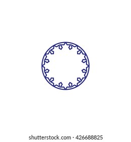 abstract circle of people icon