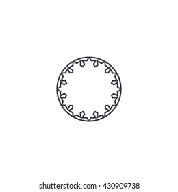 abstract circle of people icon
