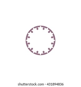 abstract circle of people icon