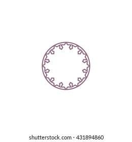 abstract circle of people icon
