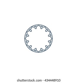 abstract circle of people icon