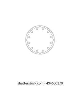 abstract circle of people icon
