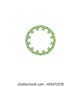 abstract circle of people icon