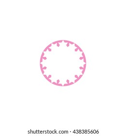 abstract circle of people icon