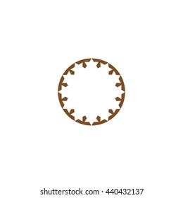 abstract circle of people icon