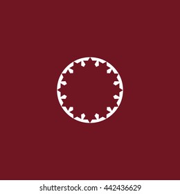 abstract circle of people icon