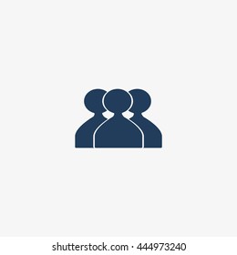 abstract circle of people icon