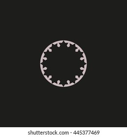 abstract circle of people icon