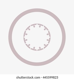 abstract circle of people icon
