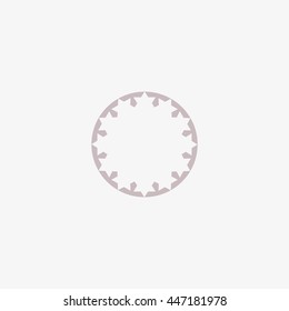 abstract circle of people icon