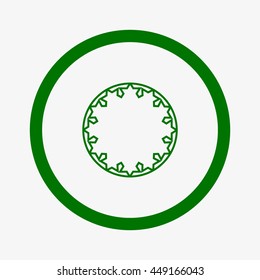 abstract circle of people icon