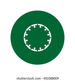 abstract circle of people icon