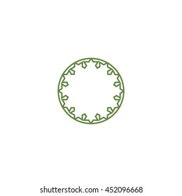 abstract circle of people icon